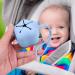 Pomurom Pacifier Holder - Portable Silicone Paci Pouch Case in Pentagram Shape | Travel Baby Pacifier Container with Lanyard | Blue Diaper Bag Accessory - Buy Online on GoSupps.com