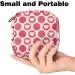 Stylish Women's Binding-Up Bag | Menstrual Cup Pocket & Tampon Holder | Portable Period Pocket - Geometric Heart Pattern - Buy Online on GoSupps.com