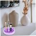 Healeved 2 in 1 Makeup Brush Storage Box & Cleaner - Purple Brush Mat Holder Scrubber Stand (11x11cm) | International Shipping Available - Buy Online on GoSupps.com