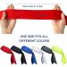 6 Pack Multicolor Head Tie Headbands for Men and Women - Tennis, Karate, Ninja Athletic Sweatbands - Buy Online on GoSupps.com