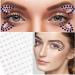 100pcs Face Jewels Stick-on Gems - 4 Sizes & Creative Shapes - Rhinestones for Face, Body, Nails - Buy Online on GoSupps.com