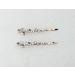 Faship Clear Swarovski Crystal Floral Hair Clips Pins 2 Pcs - Clear/Rose Gold Plated - Buy Online on GoSupps.com