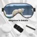 Polar Bear Double-Sided Sleep Eye Mask | Soft Comfortable Blindfold with Adjustable Strap | Block Light | Ideal for Travel & Relaxation - Buy Online on GoSupps.com