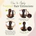 Ponytail Extensions No Claw Clip Full Shine Ponytail Human Hair Straight Wrap Around Ponytail Clip Balayage Color Ponytail Extensions 70Grams for Women(Black 12 inches 70g) 12 inches 70g Black - Buy Online on GoSupps.com