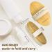 Metene Dry Brush 2 Pack - Natural Bristle Body Exfoliating Scrub for Cellulite & Lymphatic Massage - Improve Circulation with Dry Brushing - Buy Online on GoSupps.com
