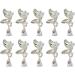10x/Pack Butterfly Wing Nails Charm Butterfly Pendants Charm Decorations Dangle Nails Charm Nails Supplies Hy4364