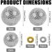 6-Piece Massage Balls Set with 20 Acupressure Rings - Silver Spiked Hedgehog Balls for Stress Relief | 32mm 47mm 56mm Massage Tools - Buy Online on GoSupps.com
