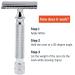 Krisp Beauty Stainless Steel Double Edge Safety Razor Kit for Men | Heavy Duty Wet Shaving with 5 Platinum Blades - International Shipping Available - Buy Online on GoSupps.com