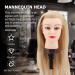 Lurrose Hairdressing Tool Training Manikin Head - Cosmetology Practice for Haircut Dyeing & Styling - Buy Online on GoSupps.com