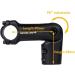 Satori UP2+ E-Bike Riser Handlebar Stem - 1-1/8 x 31.8mm x 65mm/90mm/110mm - 3D Forged Alloy - Heavy Duty - Up to 45 km/h - 28 MPH - Buy Online on GoSupps.com