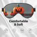 Fall Pumpkin Print Ultra-Soft Eye Mask | Light-Blocking for Optimal Comfort & Restful Sleep International Shipping Available - Buy Online on GoSupps.com