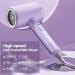 Professional Ionic Hair Dryer 1600W | Fast Drying Low Noise Blow Dryer with Diffuser - Perfect Gift (Purple - Buy Online on GoSupps.com