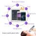 Intelligent Skin Detector Three-Spectrum Facial Analyzer Quickly and Clearly Analyzes Skin Conditions Supports Taking Photos and Videos and Can Be Connected to Mobile Phones/Tablets - Buy Online on GoSupps.com