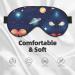 Starry Sky Universe Eye Mask | Soft Comfort Sleep Shade for Travel Yoga & Shift Work - Unisex - Buy Online on GoSupps.com