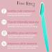 Fine Lines - Eyebrow Razor - Pack of 6 with Guarantee | Face Razors for Women Manual Shavers before Makeup | Eyebrow Shaper with Dermaplaning Razors for Face | Facial Hair Remover Multicolour Pack of 6 - Buy Online on GoSupps.com