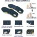 Plantar Fasciitis Insoles for Men and Women - 265mm Hard Arch Support Shoe Inserts - 1 Pair for Flat Foot Pain Relief - EVA Gel Insoles for Work Boots - Size M (Men's 8.5-10, Women's 10-11) - Buy Online on GoSupps.com