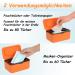 Buy Refillable Wet Wipes Box for Baby & Adults - Keep Cloths Fresh with Easy Single-Hand Operation - Orange Color - Buy Online on GoSupps.com
