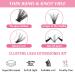 Poiuyoiu 30D & 40D Lash Extension Set - Mixed 8-16mm Cluster Lashes with Bond & Seal Glue | High-Quality 0.07 D Curl Fake Eyelashes - Buy Online on GoSupps.com
