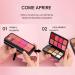  JIEBWCHA Cream Blush Palette - 16 Colors: High-Illumination Cream Blush Bronzer Waterproof Cheek Contour for Women Girls Travel Parties Weddings Special Occasions - Buy Online on GoSupps.com