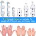 Finger Splint Metal Support for Adults & Children - 10 Piece Set in Blue - Buy Online on GoSupps.com