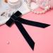 Minkissy Large Velvet Hair Bow Clips - Bowknot Hair Clip Velvet Hair Bow Barrettes Satin Ribbon Hair Bow Collection for Women Girls (Blue Edge) - Buy Online on GoSupps.com