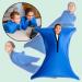SZSMART Sensory Body Sock for Kids 56"x28" Full-Body Wrap Stretchy Body Sox to Relieve Stress for Children with Autism Anxiet (Blue L/140-160cm) L/140-160cm Blue - Buy Online on GoSupps.com