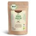 Green smoothie mixture organic 500g |8 valuable vegetable ingredients |Spinat pea protein barley grass wheat grass apple powder inulin kale & dandelion leaves |Organic quality |From the Achterhof Gr ner Smoothie 500 g (1 Pack)