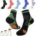 OIMTUE HIGHERSOCKS 2023 Far Infrared Schorl Titanium Ion Heightening Booster Socks Micro Titanium Height Booster Socks (Medium Black)