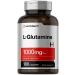 Horbaach L Glutamine Capsules 1000mg | 180 Powder Pills | Supplement for Women and Men | Pre Workout & Post Workout | Non-GMO & Gluten Free