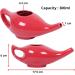Durable Porcelain Ceramic Neti Pot - Leak Proof 230ml | Eco-Friendly Sinus Relief - Red - Buy Online on GoSupps.com