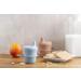 Mod Wave Silicone Baby/Toddler Sippy Cup with Carrying Handle - Natural Feel - Unbreakable  100% Food Grade Silicone Free of Harmful Toxins Slate Blue - Buy Online on GoSupps.com