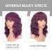 ENTRANCED STYLES Fuchsia & Purple Wavy Curly Bob Wig with Bangs - Heat Resistant Synthetic Party & Cosplay Wig for Women - Buy Online on GoSupps.com