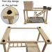 Kathson Parrots Playground Bird Playstand with Nest Box, Perch, Toys - Ideal for Conure, Cockatiel, Lovebirds - Birdcage Gym Playpen - Buy Online on GoSupps.com
