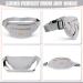 3 Pcs Waterproof Fanny Packs - Adjustable Waist Pack for Sports, Running, Travel - Men and Women - Black/Gray/White - Buy Online on GoSupps.com