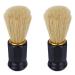 Beomeen Shaving Brush 2 Pack, Hair Shave Brushes with Handle for Men, Professional Hair Salon Tool Gifts