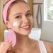 Face Wash Scrubber | Double Side Silicone Face Scrub Brush Manual Hair Scrubber Handheld Scrubber for Deep Cleaning Skin Solid Powder - Buy Online on GoSupps.com