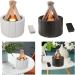 Bonfire Diffuser Mini Bonfire Humidifier Campfire Aroma Diffuser Remote Control Wood Shape Cool Mist Humidifier Campfire Humidifier Bonfire Essential Oil Diffuser Aromatherapy Humidifier (White) - Buy Online on GoSupps.com