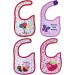 Yafane Waterproof Baby Bibs 12-Pack for Girls - Cotton Bandana Drool Bibs for Babies and Children - Ruttino Cloth Bibs - Set of 12 - Buy Online on GoSupps.com