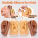 YGAOHF 4PCS Soft Silicone Ear Model - Realistic Left and Right Fake Ear Piercing Practice for Jewelry Display - Buy Online on GoSupps.com