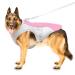 Dog cooling vest dog cooling coat fit dog harness adjustable cooling dog jacket for small medium and large dog breeds absorbent & cool dog vest for sports hot weather summer (XL-ROSA) pink XL