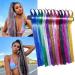 Sparkling Hair Tinsel Kit - 2990 Strands, 13 Pieces for Women & Girls, Heat Resistant, Perfect for Christmas, New Year, Cosplay - 43 Inch, 13 Colors - Buy Online on GoSupps.com