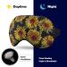 Vintage Sunflower Pattern Sleep Mask - Adjustable Super-Smooth Eye Cover for Men & Women - Ideal for Travel and Nap - LynaRei Style-2 - Buy Online on GoSupps.com