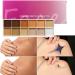 Contour Palette 12-Color Cream Contour Palette - Complexion & Dark Circle Concealer for Mature Women for Travel Weddings Parties Office Dates - Buy Online on GoSupps.com