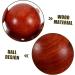 Healeved Wooden Massage Balls - Set of 4 Handcrafted Bamboo Training & Stretch Balls for Muscle Relief & Finger Health - Buy Online on GoSupps.com