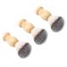Premium 3-Piece Shaving Brush Set for Men | Soft Hair Wood Handle & Beard Care Brush | Rich Foam & Skin-Friendly Bristles - Buy Online on GoSupps.com