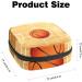 GIAPB Period Bag - Basketball Court Color | Sanitary Napkin Storage & Travel Makeup Pouch - Buy Online on GoSupps.com