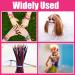 2000 Mini Hair Ties for Girls - Colorful Elastic Hair Bands with Cutter & Pink Tail Comb - Perfect for Easy Styling! - Buy Online on GoSupps.com