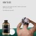 2-in-1 Energy Shower Gel & Shampoo for Men - 97.5% Natural Vegan Body Wash with Cypress & Green Tea - 20.3 Fl Oz / 600ml - Buy Online on GoSupps.com