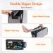 Lifewit Large Travel Toiletry Bag for Men - Water-Resistant Dopp Kit with Double Zippers | Bathroom & Travel Organizer for Toiletries - Medium Grey - Buy Online on GoSupps.com