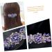 minkissy the hairpin rhinestone clip hair holder metal hair clips for women hair barrettes for women crystal hair barrettes purple hair barrettes alloy the flowers ponytail Flowers - Buy Online on GoSupps.com